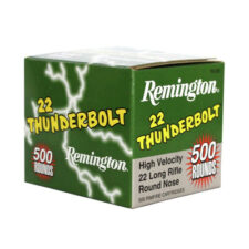Remington 22 LR 40 Gr Lead Round Nose (500) Thunderbolt